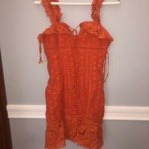 Free People Dress: Tangerine